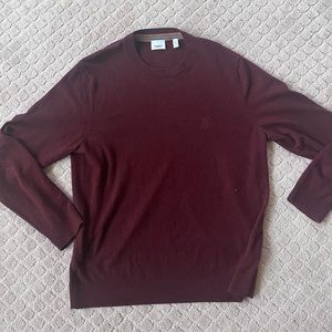 Burberry Cashmere Sweater Men's XL Red